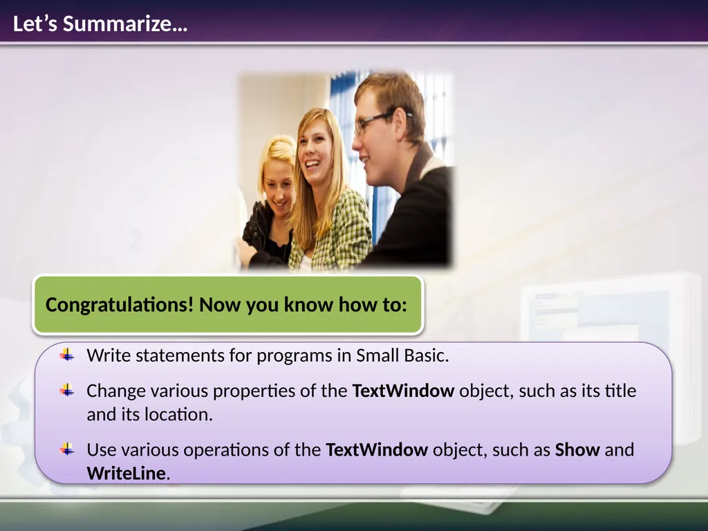 Statements, Properties, and Operations Estimated - slide 11 of 12