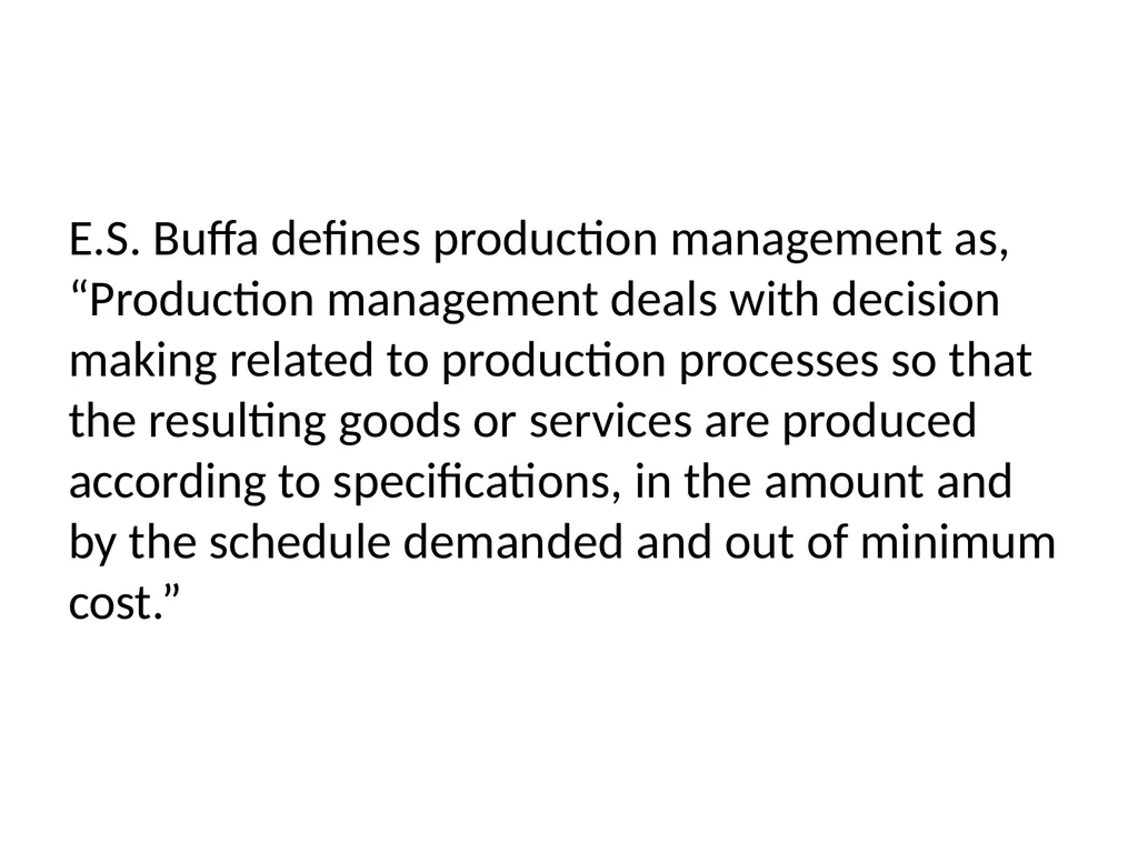 Production and Operations Management - slide 32 of 160