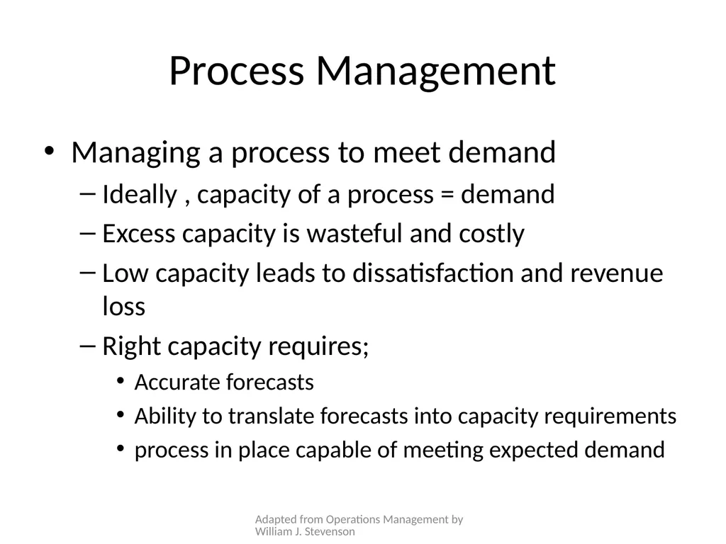 Operations Management Week 01 Adapted from - slide 15 of 19