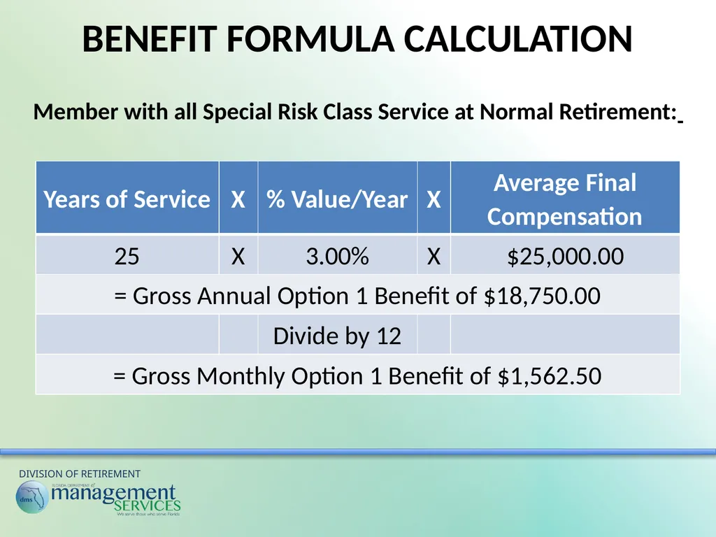 Understanding Your Retirement Benefits Under the - slide 26 of 49