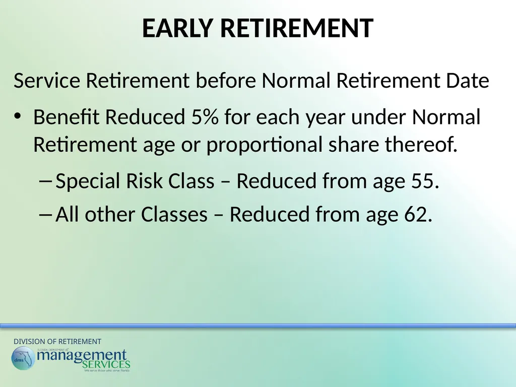 Understanding Your Retirement Benefits Under the - slide 28 of 49