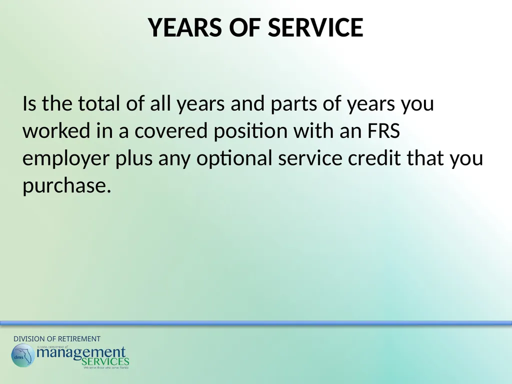Understanding Your Retirement Benefits Under the - slide 20 of 49