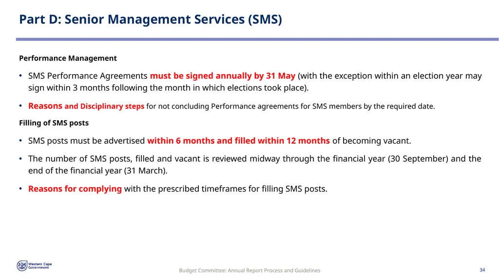 Annual Report Process and Guidelines Budget - slide 34 of 54
