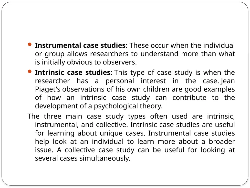 Case Study Method A case study is a detailed study - slide 11 of 11