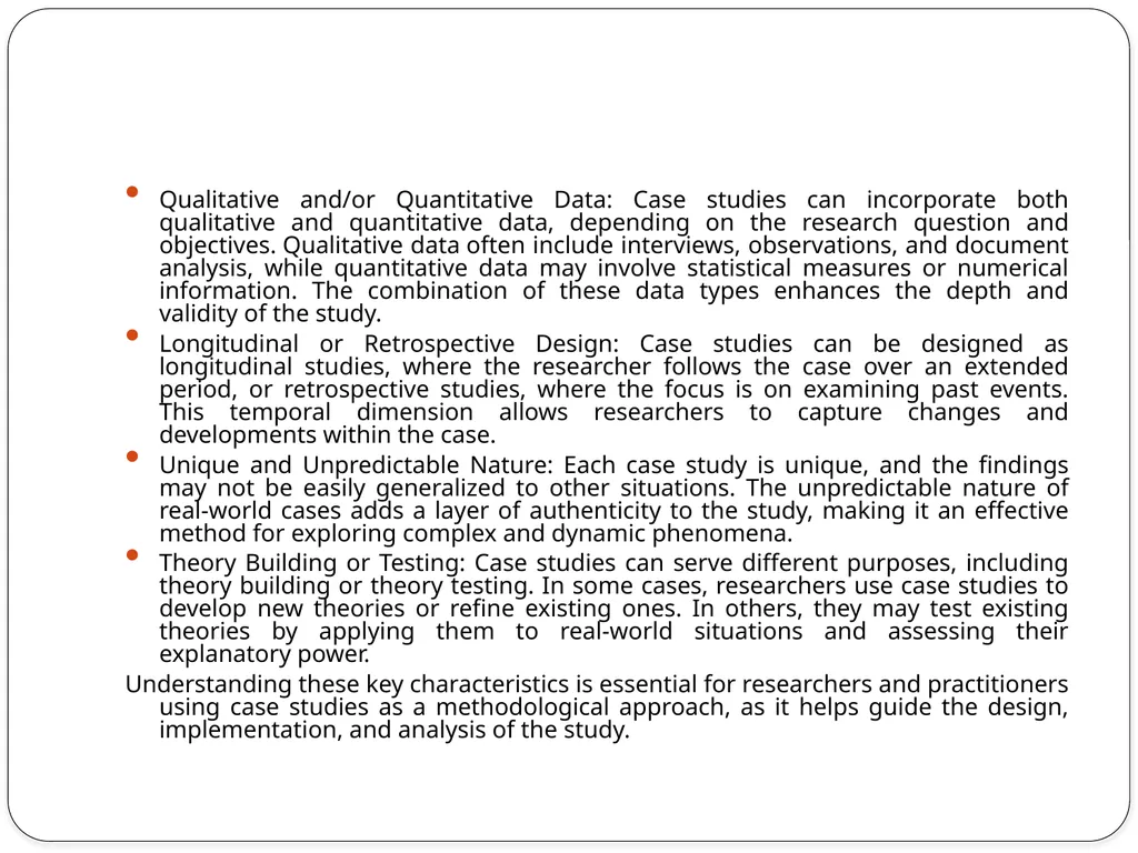 Case Study Method A case study is a detailed study - slide 9 of 11