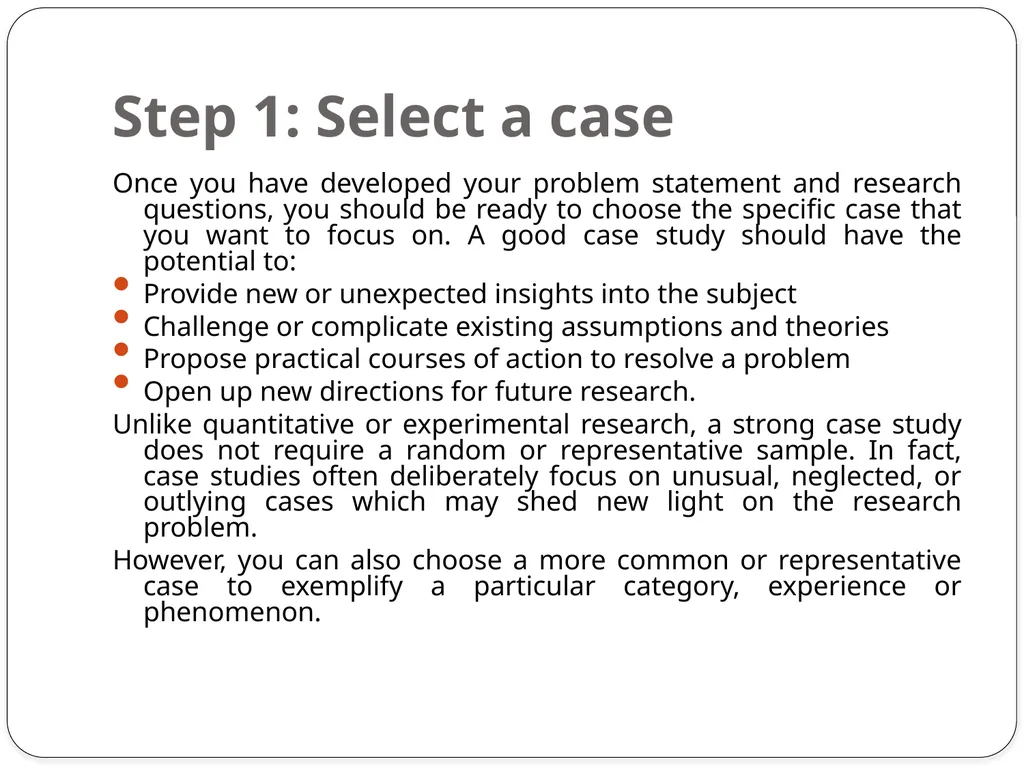 Case Study Method A case study is a detailed study - slide 4 of 11