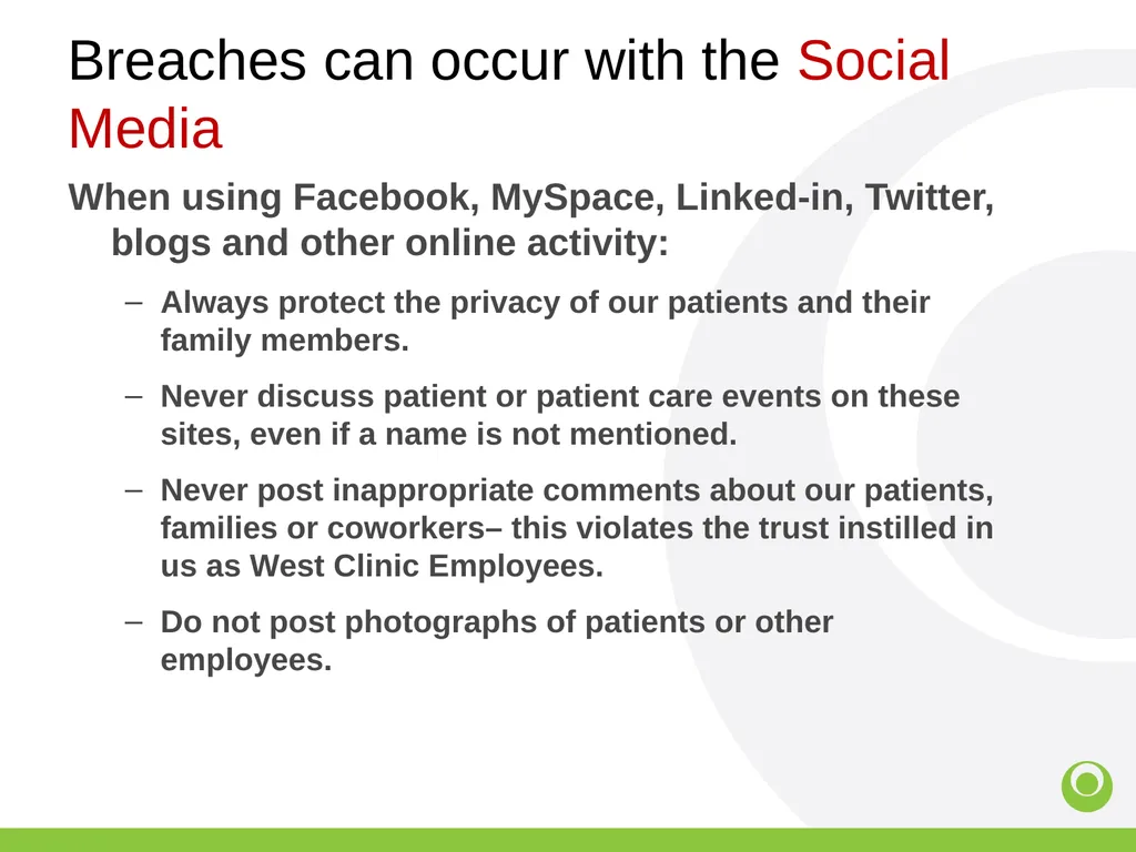 Corporate Compliance What is Compliance Training ? - slide 28 of 30