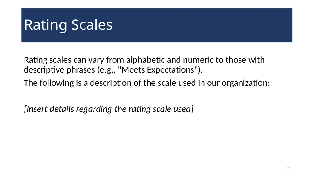Performance Management Training for Supervisors - slide 12 of 21