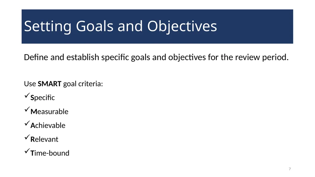 Performance Management Training for Supervisors - slide 7 of 21