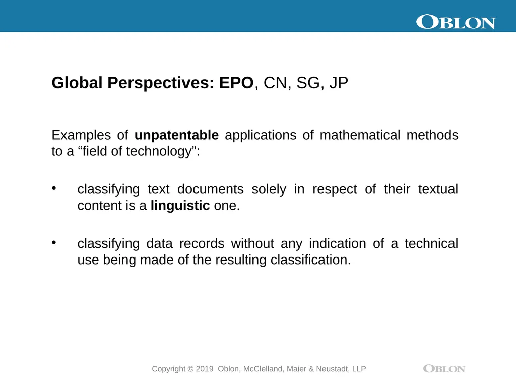 Artificial Intelligence: Intellectual Property - slide 10 of 13