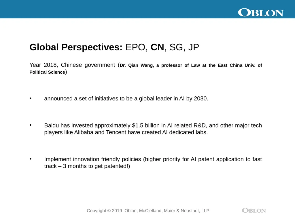Artificial Intelligence: Intellectual Property - slide 11 of 13