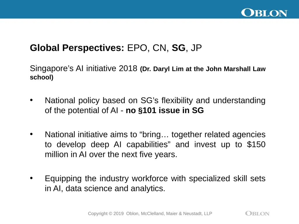 Artificial Intelligence: Intellectual Property - slide 12 of 13