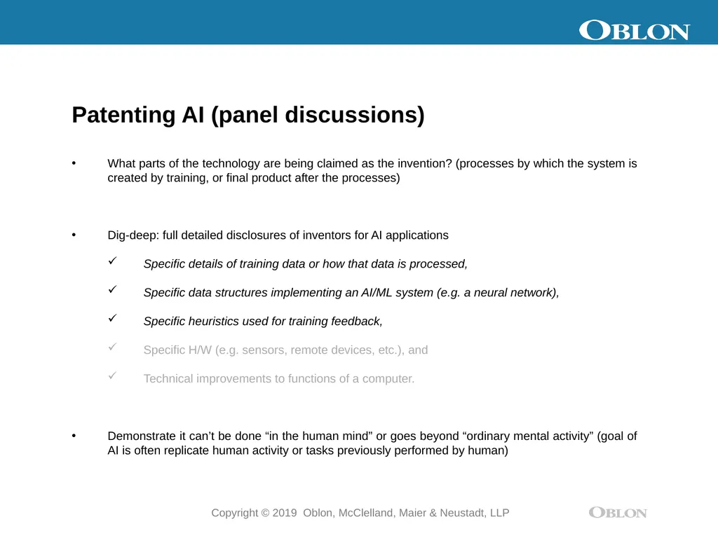 Artificial Intelligence: Intellectual Property - slide 6 of 13
