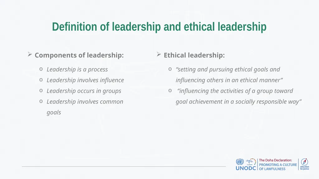 Education for Justice (E4J) Integrity and Ethics - slide 6 of 13