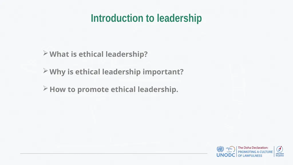 Education for Justice (E4J) Integrity and Ethics - slide 4 of 13