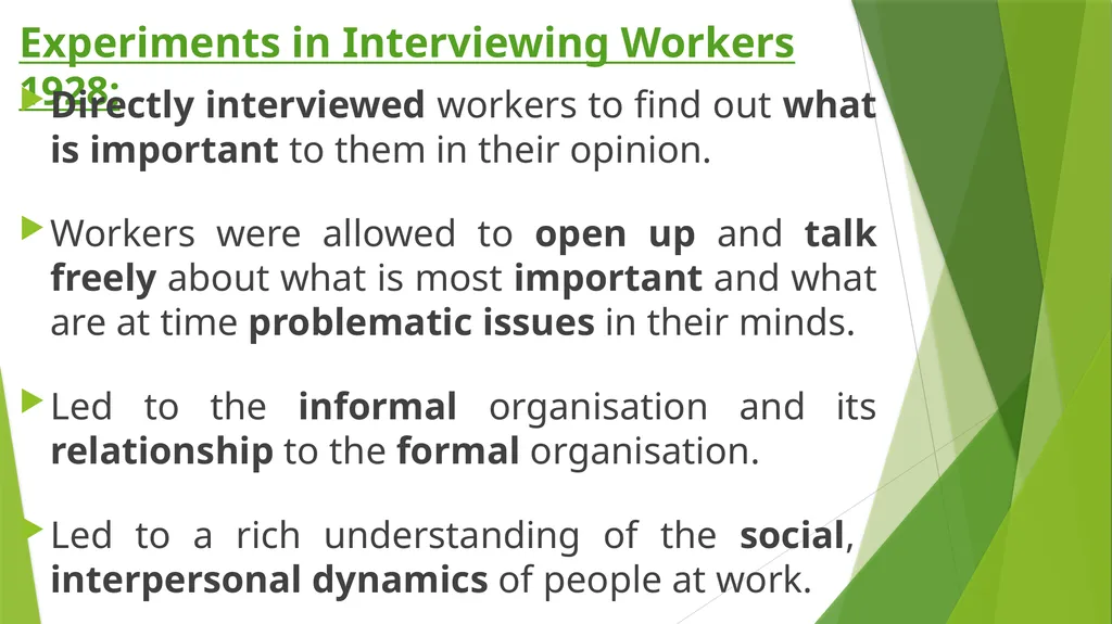INTRODUCTION TO ORGANISATIONAL BEHAVIOUR Meaning - slide 13 of 14