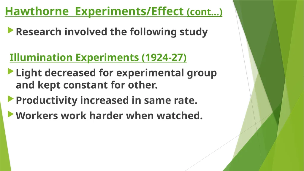 INTRODUCTION TO ORGANISATIONAL BEHAVIOUR Meaning - slide 11 of 14
