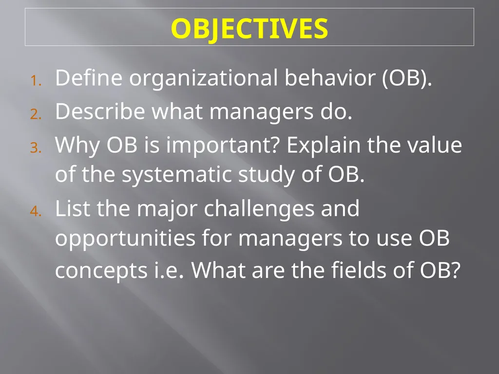 Organizational Behaviour Nirbhay Mishra Faculty - slide 2 of 8