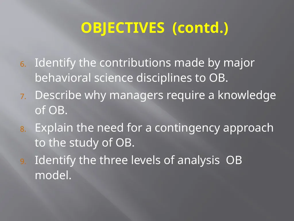 Organizational Behaviour Nirbhay Mishra Faculty - slide 3 of 8