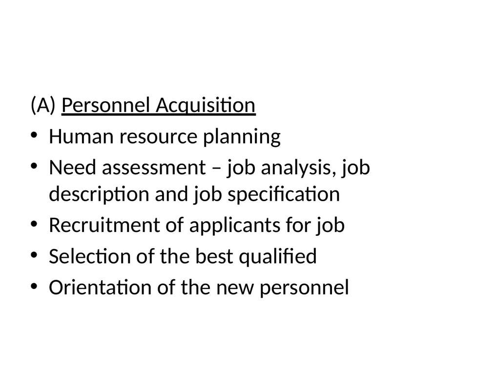 HUMAN RESOURCE MANAGEMENT (HRM) Human Resource - slide 7 of 37