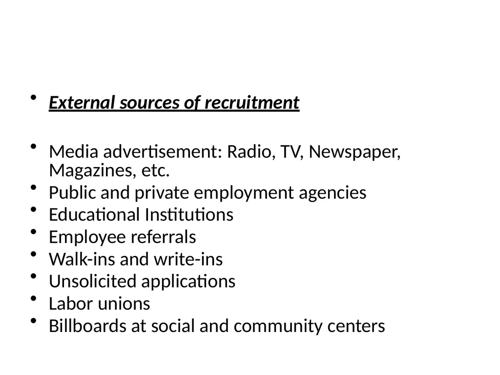 HUMAN RESOURCE MANAGEMENT (HRM) Human Resource - slide 22 of 37