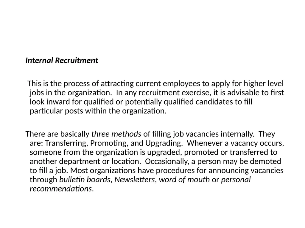 HUMAN RESOURCE MANAGEMENT (HRM) Human Resource - slide 18 of 37