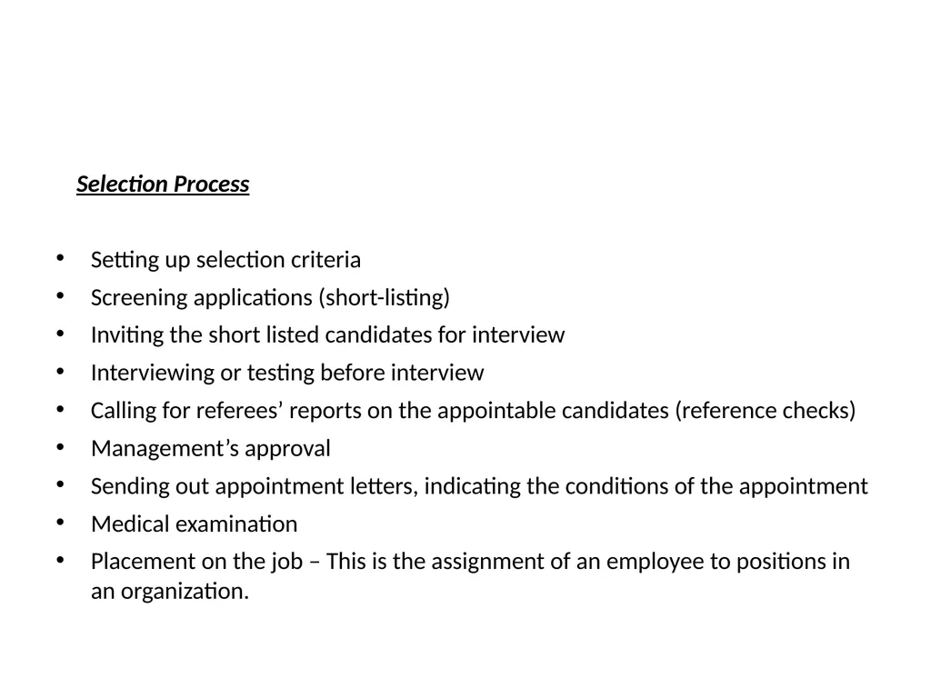 HUMAN RESOURCE MANAGEMENT (HRM) Human Resource - slide 25 of 37
