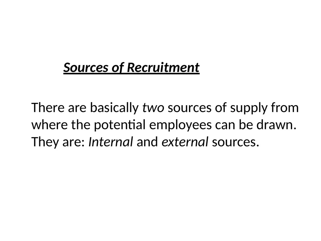 HUMAN RESOURCE MANAGEMENT (HRM) Human Resource - slide 17 of 37