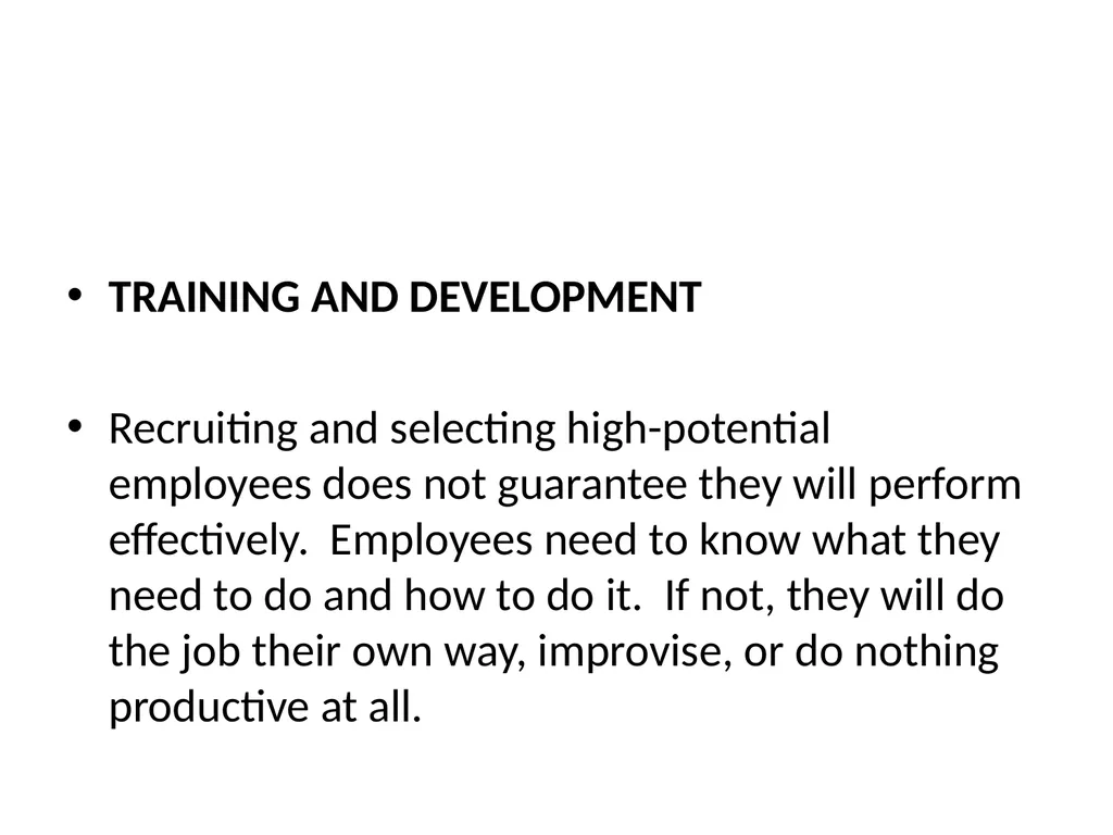 HUMAN RESOURCE MANAGEMENT (HRM) Human Resource - slide 32 of 37