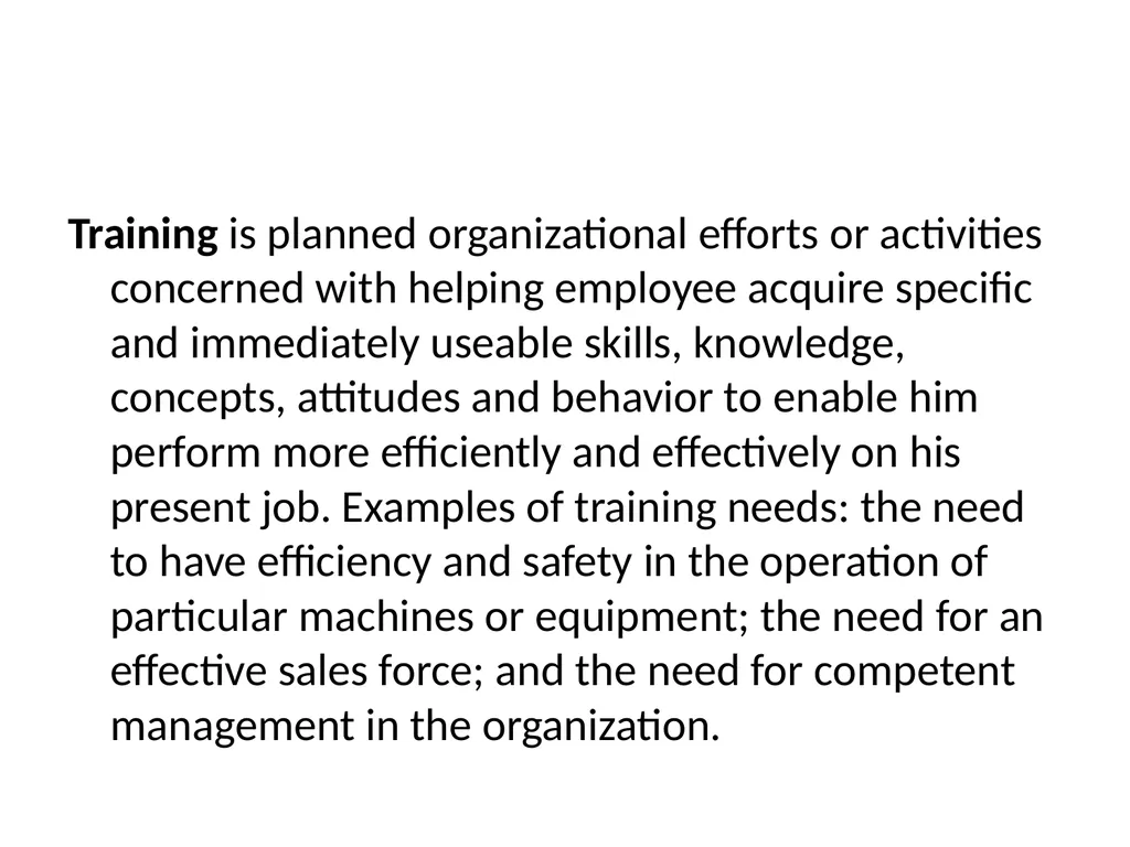 HUMAN RESOURCE MANAGEMENT (HRM) Human Resource - slide 33 of 37