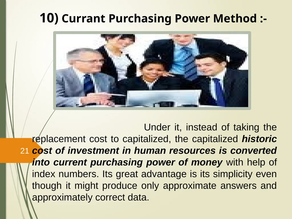 Human Resource Accounting And Inventory Prepared - slide 21 of 31