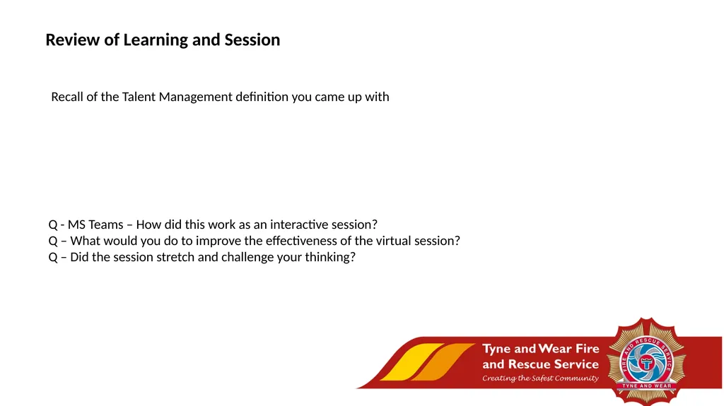 Introduction to Talent Management Workshop Talent - slide 7 of 8