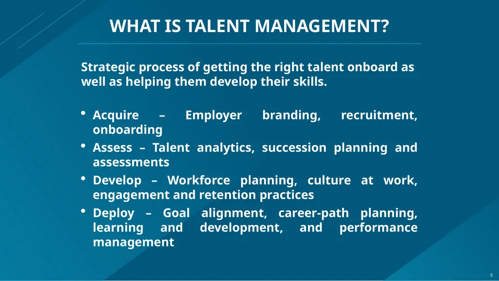 Talent Management Dr. Michele Paludi, Matthew - slide 5 of 18