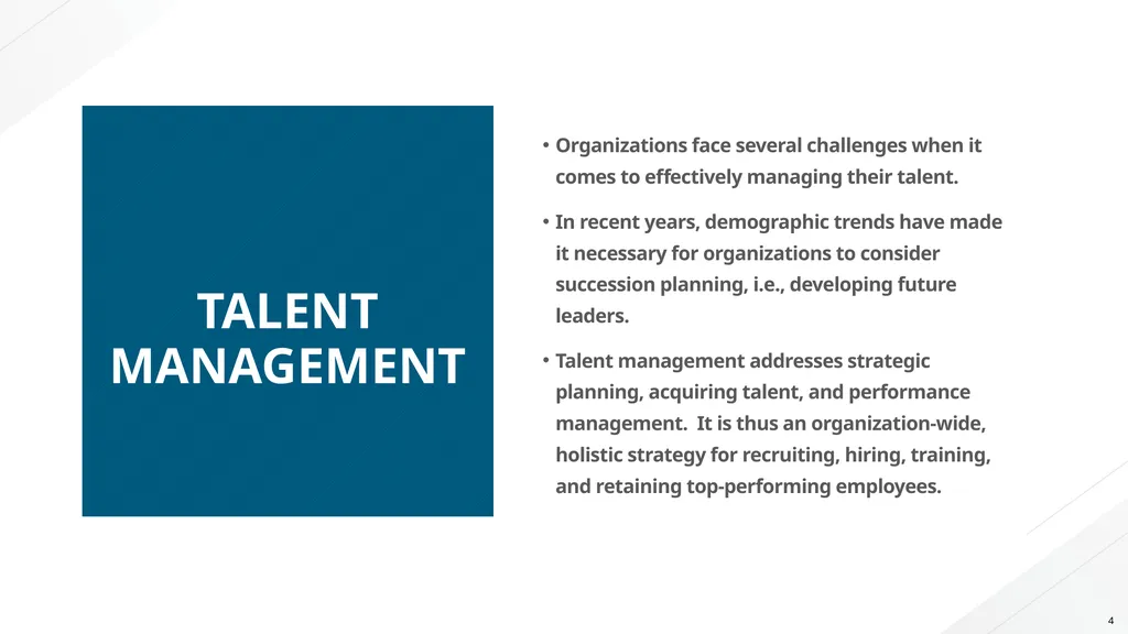 Talent Management Dr. Michele Paludi, Matthew - slide 4 of 18