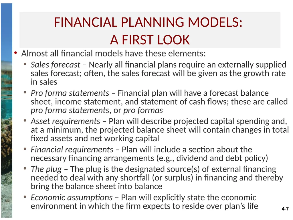 Chapter 4 Long-term financial planning and growth - slide 7 of 27