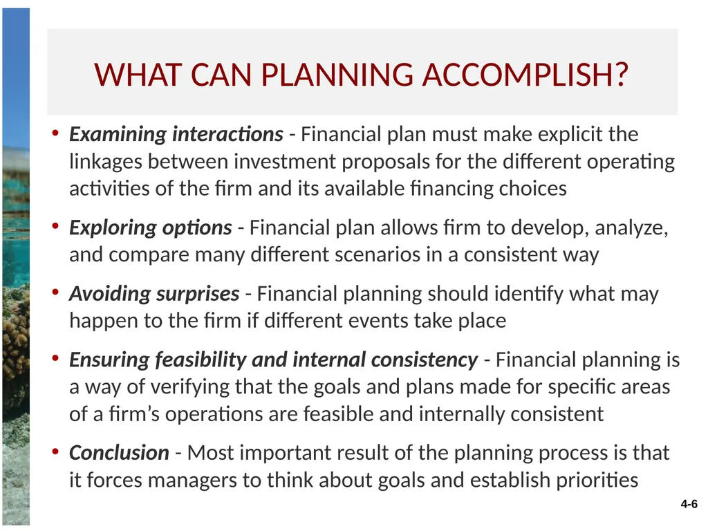 Chapter 4 Long-term financial planning and growth - slide 6 of 27