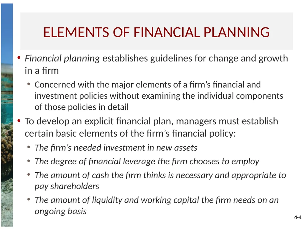 Chapter 4 Long-term financial planning and growth - slide 4 of 27
