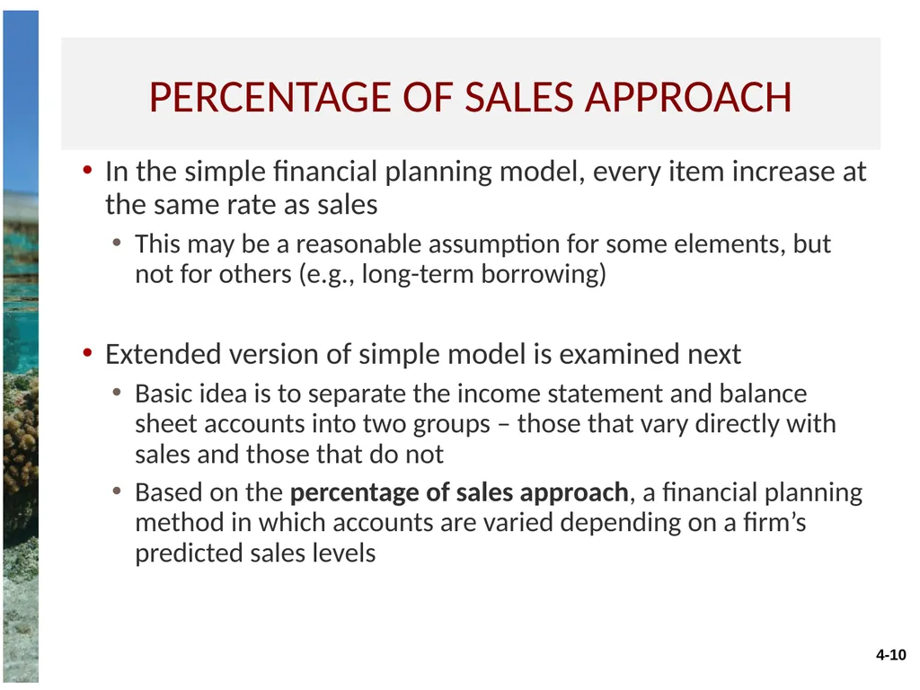 Chapter 4 Long-term financial planning and growth - slide 10 of 27