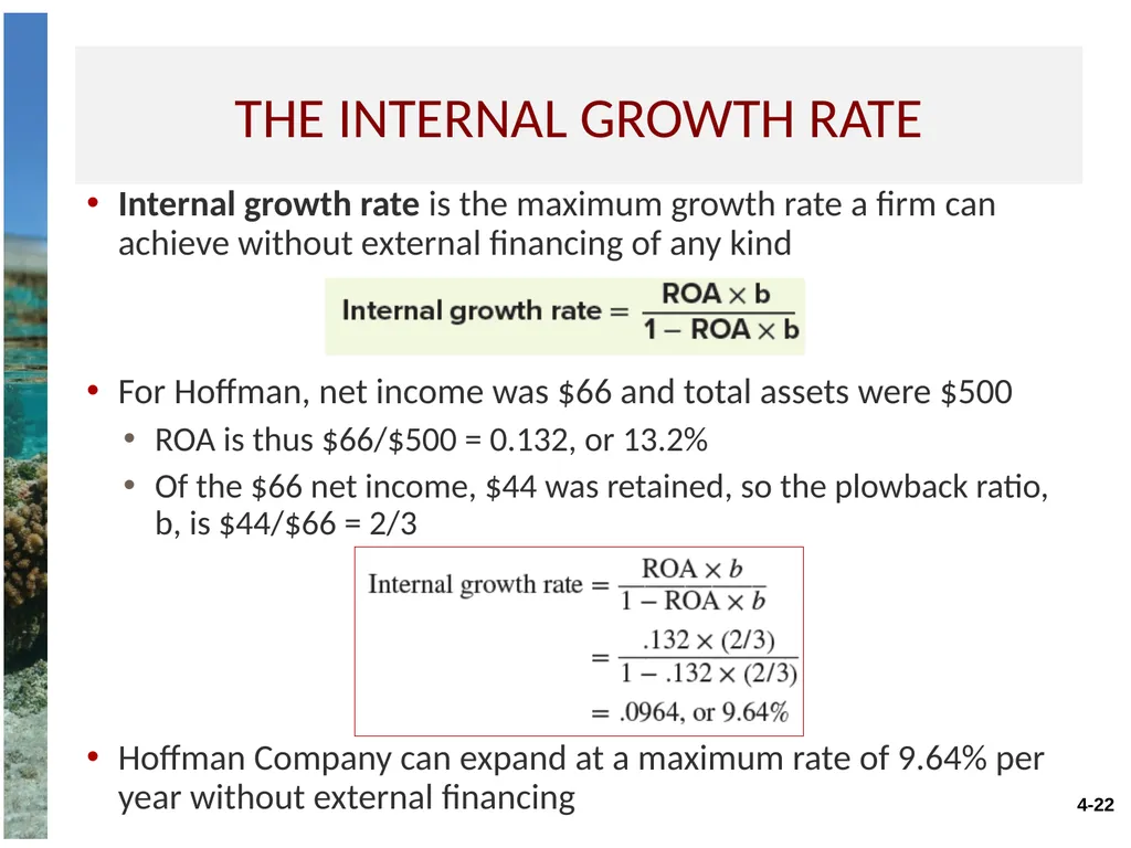 Chapter 4 Long-term financial planning and growth - slide 22 of 27
