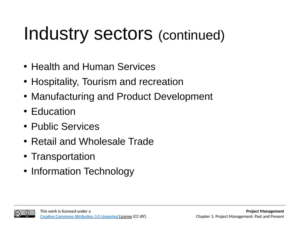 Project Management: Past and Present Project - slide 6 of 11