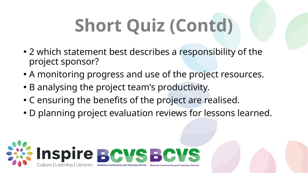 Project Management What is Project Management Ian - slide 21 of 38