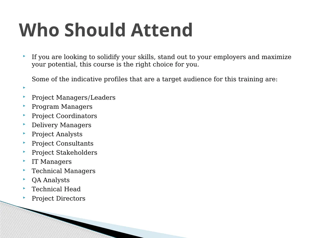 PMP Certification Introduction Copyright 2014@ - slide 12 of 15