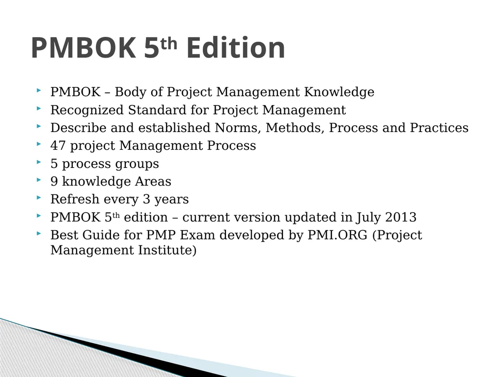 PMP Certification Introduction Copyright 2014@ - slide 4 of 15