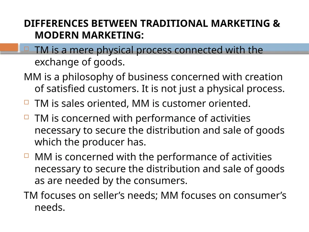 Introduction to marketing MARKETING: It consists - slide 9 of 10