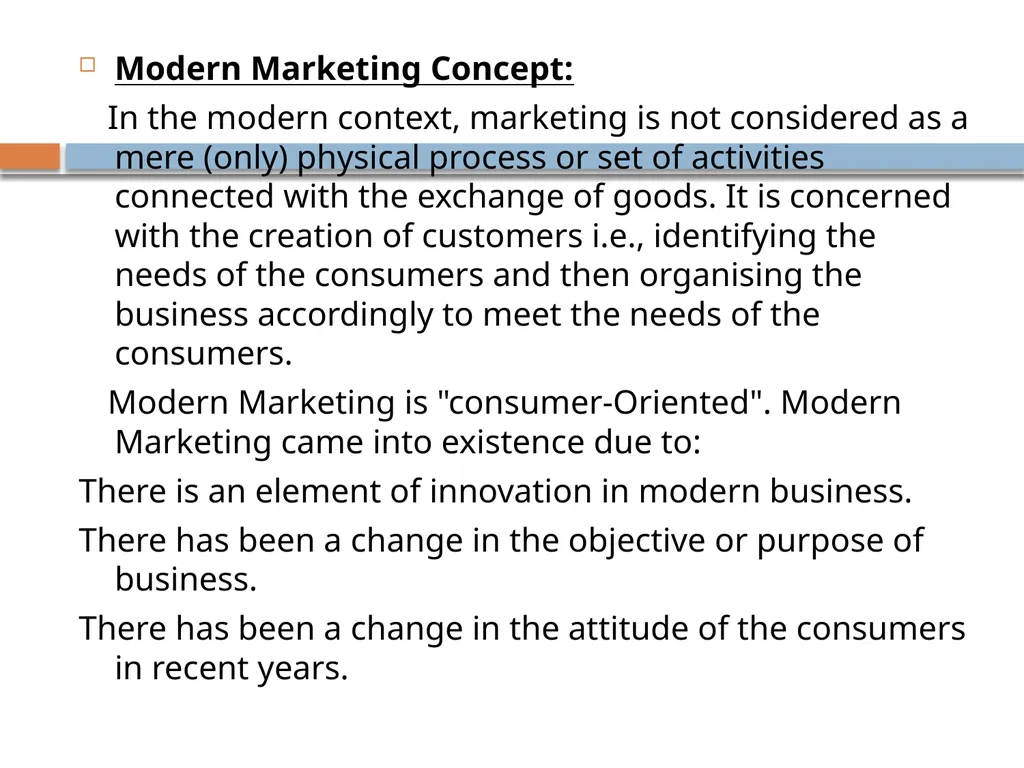 Introduction to marketing MARKETING: It consists - slide 5 of 10