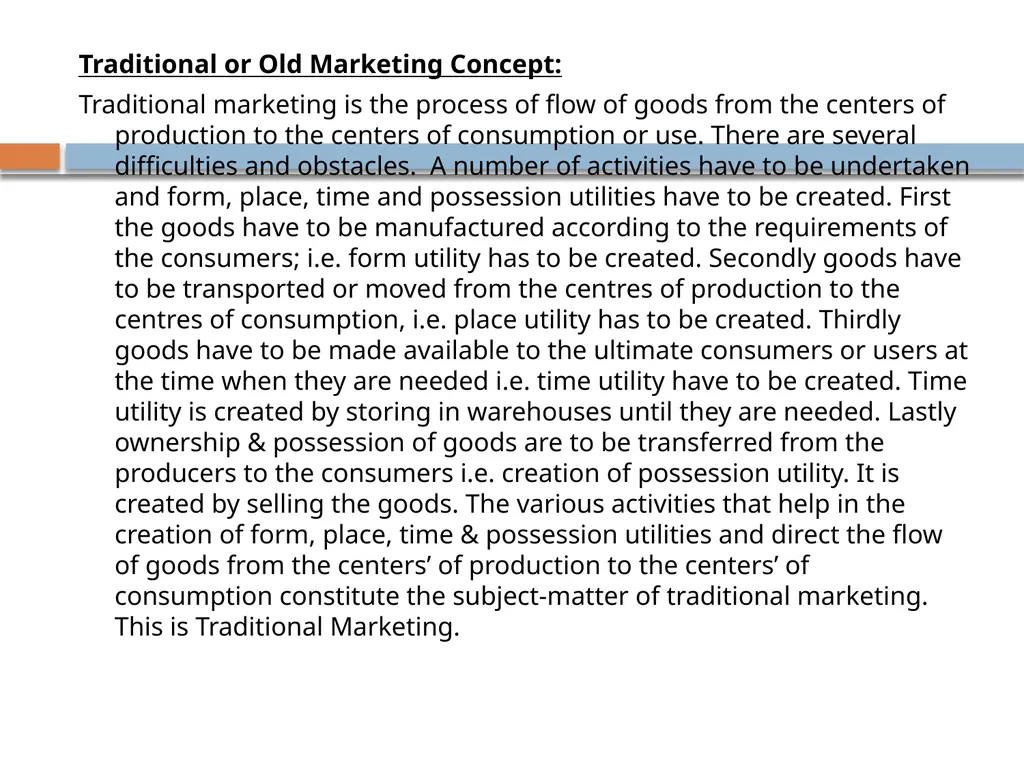 Introduction to marketing MARKETING: It consists - slide 3 of 10