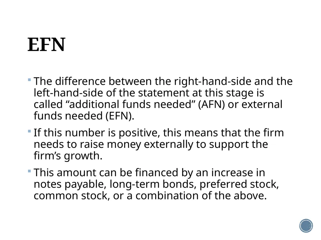 Chapter 3: Long-term financial planning Corporate - slide 14 of 23