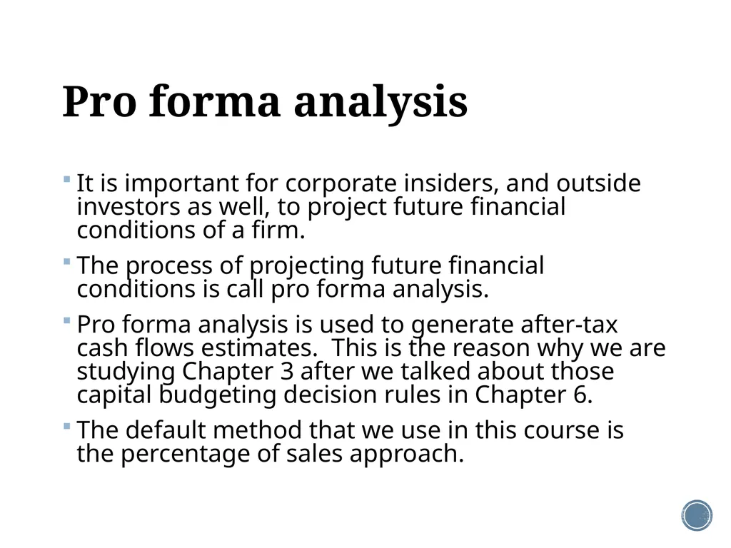 Chapter 3: Long-term financial planning Corporate - slide 6 of 23