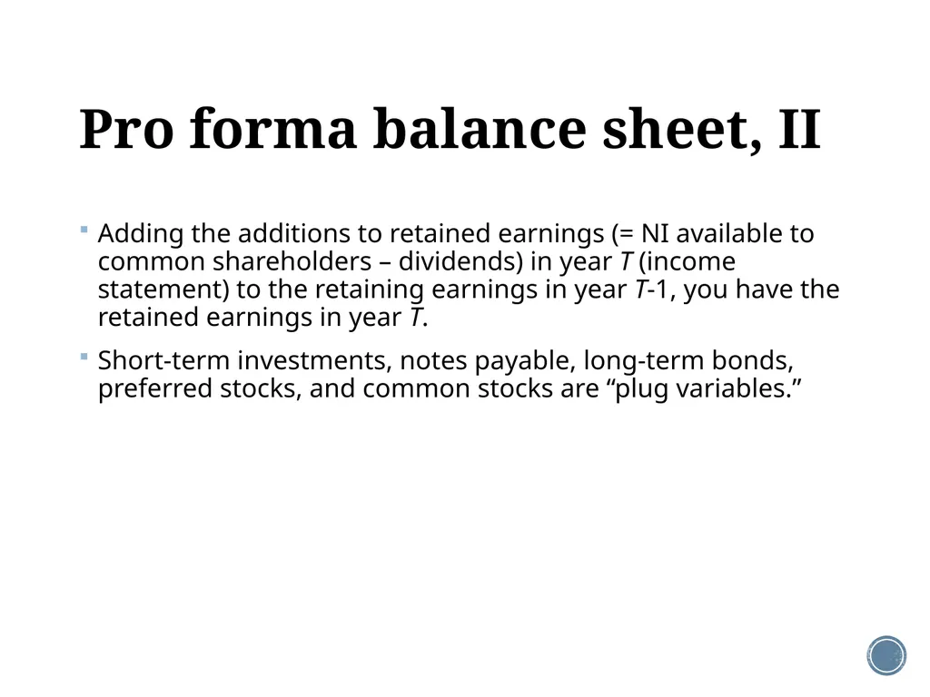 Chapter 3: Long-term financial planning Corporate - slide 12 of 23