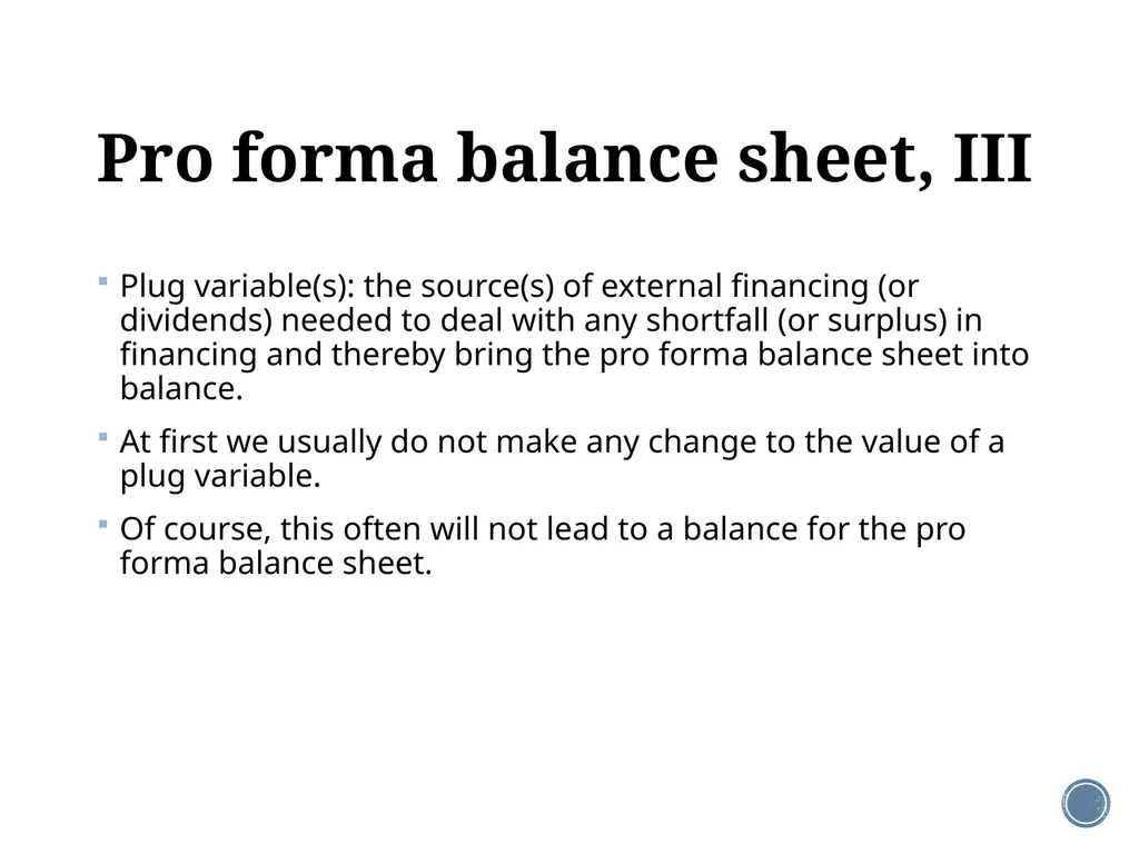 Chapter 3: Long-term financial planning Corporate - slide 13 of 23